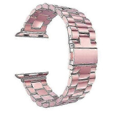 Ruostumattomasta teräksestä valmistettu ranneke kellolle, jonka leveydet ovat 42 mm, 38 mm, 40 mm, 44