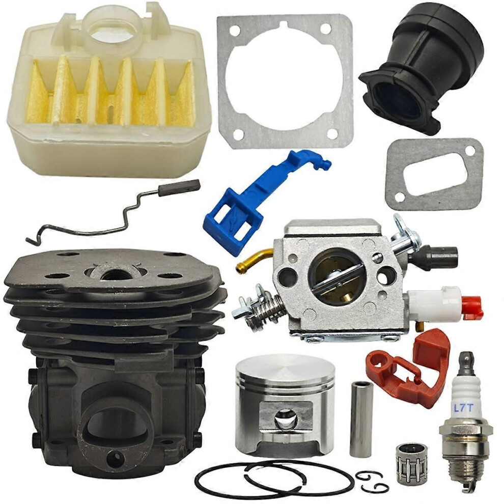 45Mm Cylinder Piston Carburetor Air Filter Kit For 353 351 350 346 346Xp 345 340 Chainsaws Intake Ma 9152359494977