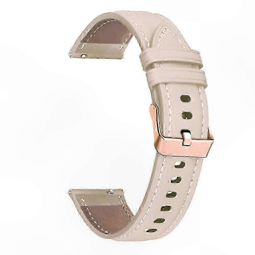 Ανταλλακτικό δερμάτινο λουράκι Garmin Venu Sq Series 20mm με ροζ χρυσό λουράκι