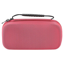 Carrying Case for Switch Lite, Large Capacity Shockproof Hard Shell Protective Case Portable for Daily Camping and Travel, Roseate