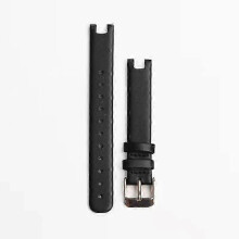 Aitoa nahkaa oleva kellonranneke Garmin Lily 14 mm:lle, ruostumattomasta teräksestä valmistettu älyranneke