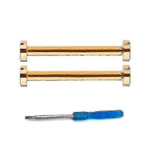 2 kpl kultaista ruuvitankoa työkalulla Pasha de Cartier W3030017 W3140003 -kellonrannekkeelle
