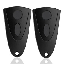 433Mhz Garage Door Opener compatible Novoferm Tormatic Novotron 502 MAX43-2 / 512 MIX43-2 Remote Control Pack of 2(Black Key)