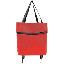 Borsa della spesa pieghevole con ruote, carrello per la spesa leggero, adatto alle donne, contenitore