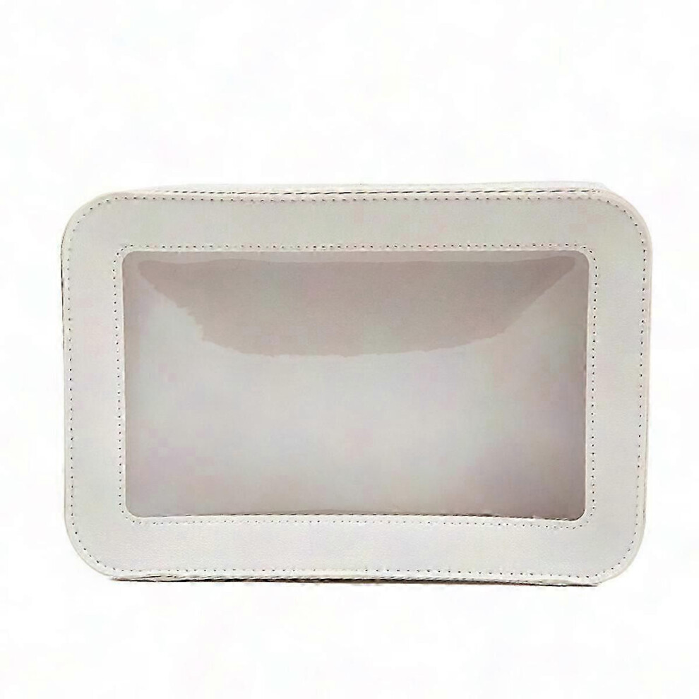 Transparent Cosmetic Pouch Portable Travel Makeup Organizer Storage Bag
