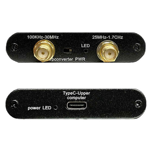 Δέκτης SDR6 RTL-SDR 100KHz-1.7GHz SDR Λογισμικό Δέκτη Σήματος Ραδιο