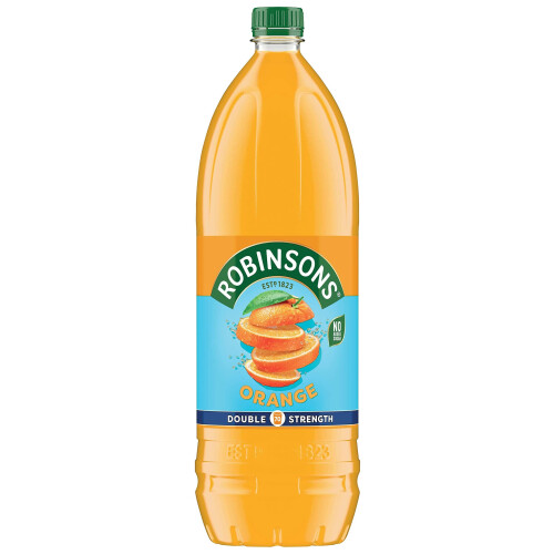 Robinsons Fruit Squash - Low Calorie - Double Strength - Orange 1.75 Litre 1