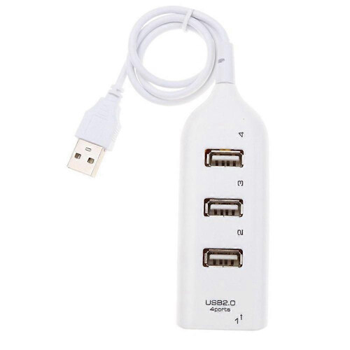 Διανομέας USB Hub 2.0 Multi-USB High Speed Hub Splitter 4-Port USB Hub Adapter για La