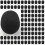 100Pcs Microphone Headset Grill Windshield Sponge Foam Black Mic Cover 30mmx8mm 3