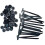 Nylon Self-Locking Cable Ties 10-100pcs Assorted Sizes for Wire and Cable Organization Fasteners 1