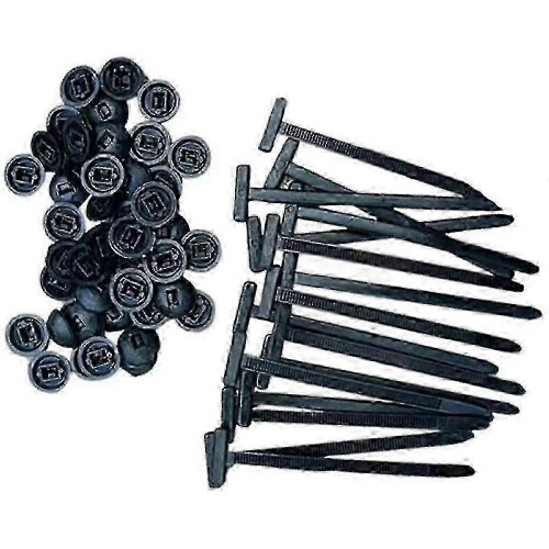 Nylon Self-Locking Cable Ties 10-100pcs Assorted Sizes for Wire and Cable Organization Fasteners