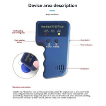 Φορητό φωτοτυπικό RFID 125KHz για αναγνώστη καρτών HID και AWID με 3 μπρελόκ T5577