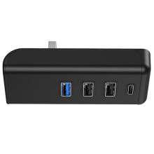 USB-3.0-Hub mit 4 Ports (Typ C) für Y-Modelle, Auto, Handy, Kabel, Kabelverteiler, Laptop/PC-Erweiterungsadapter