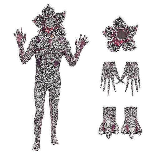 Στολή Demogorgon για Halloween, Τρομακτικό Cosplay, Ολόσωμη Φόρμα για Παιδιά και Ενήλικες