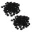 Fasdga 200 Pcs Black Sponge Earbud Headphone Cap Ear Pads Cover Replacement 1