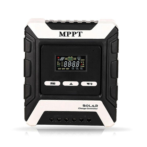 MPPT Solar Charge Controller 20A Solar Panel PV Regulator for 12V/24V/48V Lithium/Lead-Acid/Iron Pho