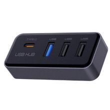 4-in-1 Multi-Port-USB-Hub-Dockingstation mit Erweiterungsdock für das Handschuhfach und Zubehör für