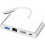 Προσαρμογέας πολλαπλών θυρών Ethernet USB C, διανομέας USB C 4 σε 1