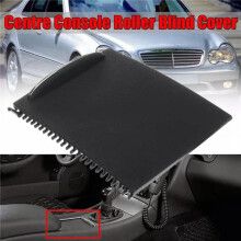 2X Center Console Sliding Shutters Cup Holder Roller Shutter Cover for - C-Class W203 2000-2007 2036800123