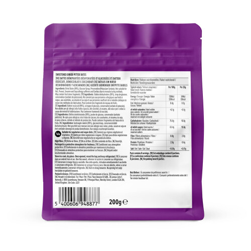 by Amazon Dates, 6 x 200 g 2