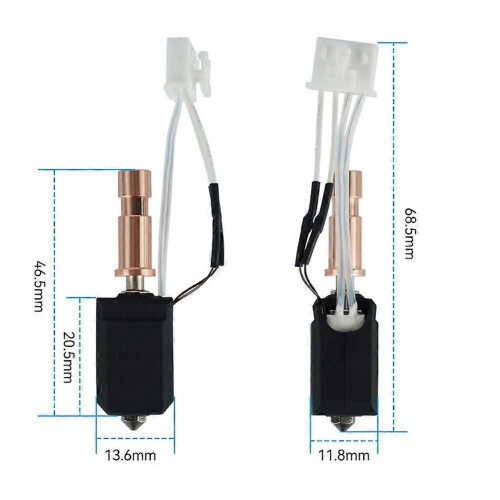 Για Anycubic Kobra S1 Αναβαθμισμένο Κεραμικό Κιτ Ακροφύσιου μ 2