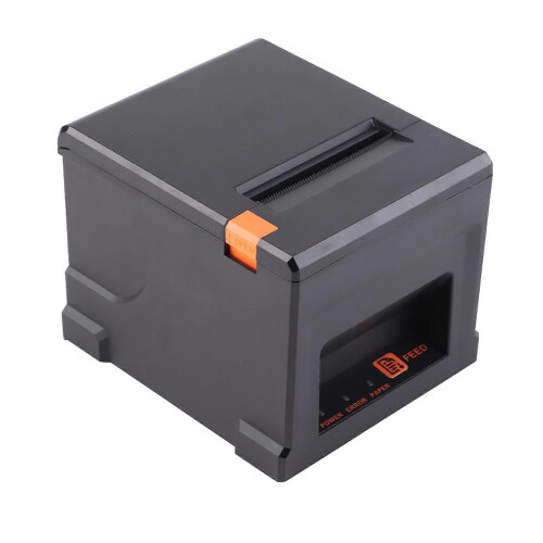 80mm POS Printer, USB Thermal Receipt Printer, High Speed Printing, Kitchen Printer with Auto Cutter for Catering Systems, EU Plug 2