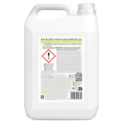 Ecover Ecover Washing Up Liquid Refill Lemon  Aloe Vera 5L 1
