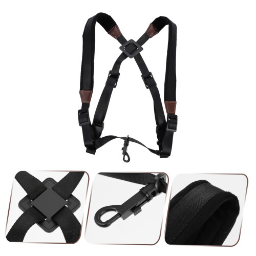 Nylon Saxophone Harness Strap for Adults, Lightweight Comfortable Chest Support, Durable Ergonomic Fit 1