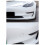 2X Car White Front Bumper Tow Hook Cap Cover Fit for  Model 3 2017-2021 ABS 1Pcs 5
