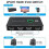 KVM Switch 2 Port Box USB and -Compatible Switch for 2 Computers Share Keyboard Mouse Printer and On 1