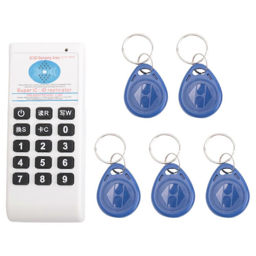 Αναγνώστης & Εγγραφή Καρτών IC RFID NFC + 5XT5577 Μπρελόκ 125Khz-13.56