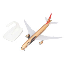 787 Alloy Airplane Model with Landing Gear Stable Base Realistic Highly Collectible Metal Diecast Aircraft Model Gold