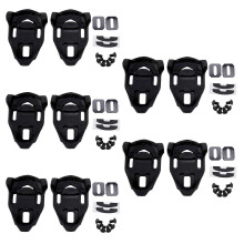 5X Bike Cleat Set Black Road Bike Cycling Pedal Cleat Lock Anti-Skid Road Bike Cleat for Time IClic