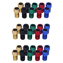 30Pcs Presta to Schrader Valve Adapter Converter Multicolor Bicycle Bike Tire Tube