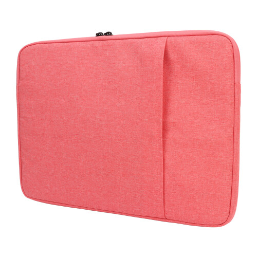 Capa protetora para laptop com design de zíper duplo, bolsa acolchoada para transporte de notebooks de 14,1 a 15,4 polegadas, capa protetora contra 2