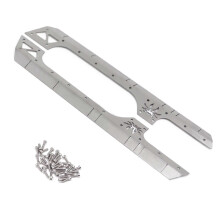 2 stuks metalen zijskirts, compatibel met 1/10 RC crawler auto Axial SCX10