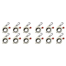 12pcs Fluorescent Cable Tie Organizer Storage Cable Tie Holder Portable Cable Tie Storage Tool