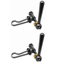 2X Titanium Axle Bike Seatpost Clamp for Folding Bike Bicycle Post Quick Release Clamp for 3SIXTY B