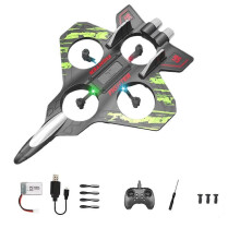 RC Plane 2.4G Remote Control Aircraft Six EPP Foam with LED Indoor and Outdoor Simple Flying Toy Kid