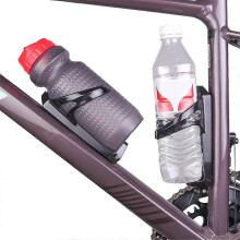Bicycle Water Bottle Cage Bike Water Bottle Bracket Multifunction Anti-Lost Protective Bottle Case for