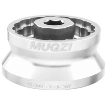5 w 1 narzędzie do suportu rowerowego 12/16-39/41/44/46/49 mm kompatybilne z B Silver
