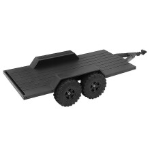 RC Crawler Utility Trailer with Hitch compatible 1/18 RC Crawler Car TRX4M Upgrade Parts