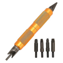 Double Ended Case Prep Multitool: Sharp, Skid-Resistant Chamfer Deburring Hand Tool for Reloading Essentials