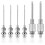 6pcs Grease Needle Nozzle Kit, Steel Grease Injector Needle Dispenser Adapter Fitting Tool 1