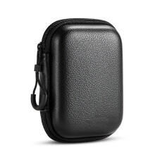 Pebbled Portable Mini Hard Shell Digital Gadgets Storage Bag Earphone Charger Case Plug Data Cable U