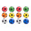 12 st färgglada handfotbollsövning elastisk stresslindrande boll 1