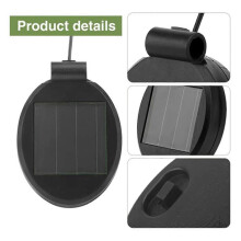 4PCS Solar Lantern Top LED Panel Lantern Lid Lights Replacement for Outdoor Flower DIY Solar Flower