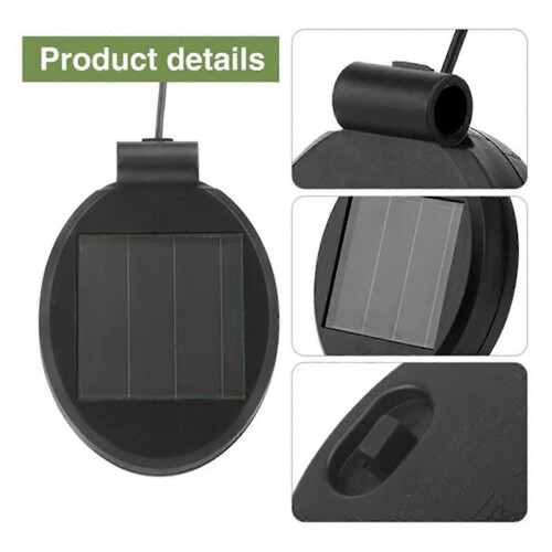 4PCS ηλιακό φανάρι κορυφή LED πάνελ φανάρι καπάκι αντικατάστ