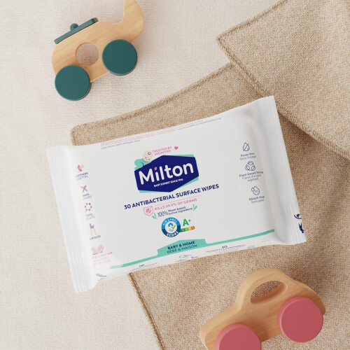 Milton Antibacterial Surface Wipes 30 Wipes - 7 packs 1