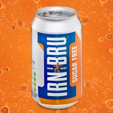 IRNBRU SugarFree Diet 24 Pack Zero No Sugar Low Calorie Fizzy Drinks